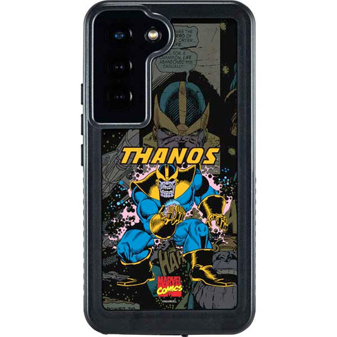 Marvel Classic Comics Thanos Galaxy S24 Waterproof Case